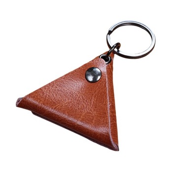 Сумка для плектра, мини-кожаные принадлежности для вечеринок, держатель для медиатора, оранжевый