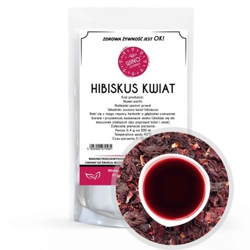 Hibiskus hibiskusa kwiat 100g MALWA herbata