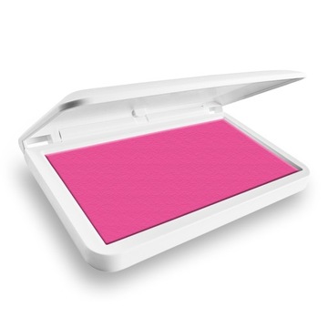 PODUSZKA TUSZUJĄCA PIECZĄTEK STEMPLI SHINY PINK INTENSYWNY RÓŻ ZAMYKANA