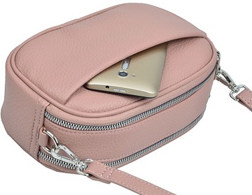 DAVID JONES Torebka Damska Listonoszka pasek LOGO crossbody