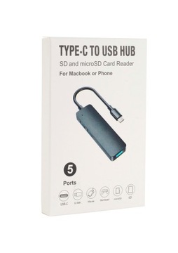 АДАПТЕР-концентратор USB-C АДАПТЕР USB 3.0 MICRO SD