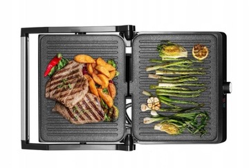 OPIEKACZ ELEKTRYCZNY GRILL ROZKŁADANY 2200W MOZANO