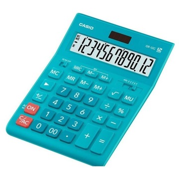 Kalkulator Casio GR-12C-WR Niebieski