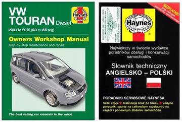 VW TOURAN Diesel (2003-2015) instrukcja napraw Haynes +GRATIS 24h