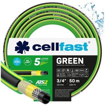 CELLFAST WĄŻ OGRODOWY 5 WARSTWOWY GREEN 3/4