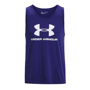 UNDER ARMOUR TANK TOP SPORTSTYLE LOGO NAVY r. XXL