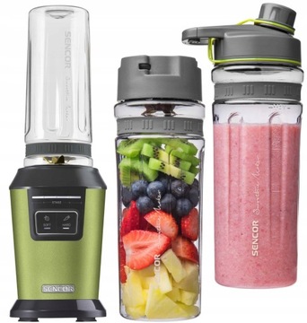 Smoothie Blender kielichowy zielony Sencor 800W