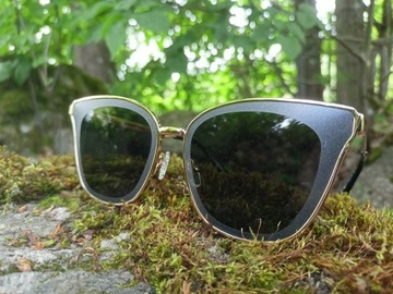 Okulary przeciwsłoneczne Kocie Oczy damskie