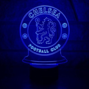 CHELSEA FC 3D LED ночник + Пульт дистанционного управления