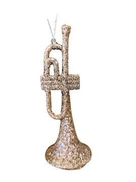 РОЖДЕСТВЕНСКОЕ УКРАШЕНИЕ - КУЛОН ТРУБА - шампанское