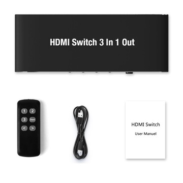 РАЗДЕЛИТЕЛЬ 3x HDMI 4K HDMI2.0 4K@60Гц