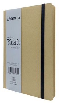 Notes Kraft A5 kropki