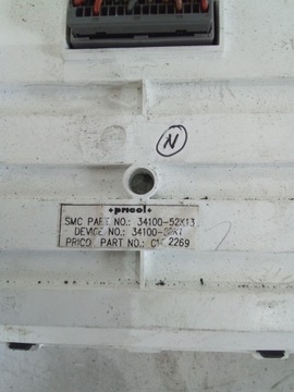 J776 PŘÍSTROJOVÁ DESKA BUDÍKY OPEL AGILA B UK 34100-52K13