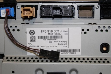 VW TOUAREG 7P ЛИФТ НАВИГАЦИЯ MMI 3G SIM 7P6919603J