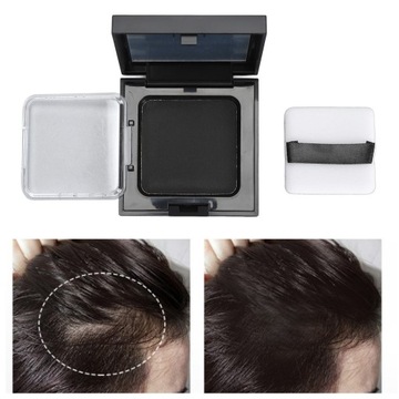 Прессованная пудра для теней для волос Белая пудра для временного ОМ.