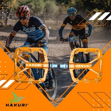 Pedały ROWEROWE Aluminiowe PLATFORMOWE x 3 łożyska maszynowe + PINY MOCNE