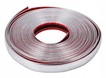 LISTWA OZDOBNA TAŚMA CHROM CHROMOWANA 55 mm 5,5 cm 1m