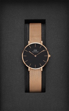 Zegarek damski DANIEL WELLINGTON na bransolecie modny na prezent