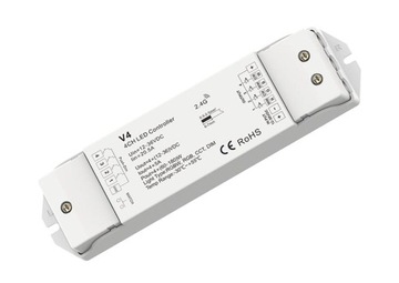 Sterownik LED DIM/RGB/RGBW Odbiornik RF V4 4CH GW5