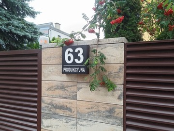 ПОДСВЕТЕННЫЙ, СВЕТЯЩИЙСЯ СВЕТОДИОДНЫЙ НОМЕР ДОМА - 30см x 30см