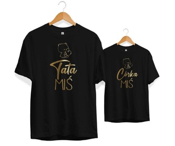 Koszulki dla Taty i Córki, Tata Miś Córka Miś, Dla Taty i Córki