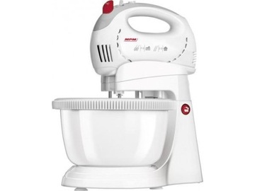 MPM MMR-17Z белый ручной миксер с турбочашей
