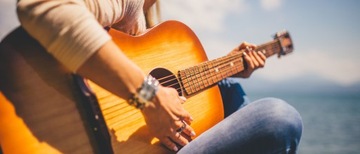 Металлический каподастр для акустической гитары Укулеле + Медиатор