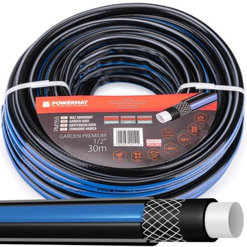Wąż OGRODOWY Do Wody 1/2'' 30m 4 Warstwowy 25 Bar