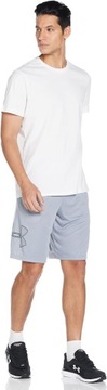 Spodenki sportowe Under Armour Tech Graphic Short-Gry r. M szare