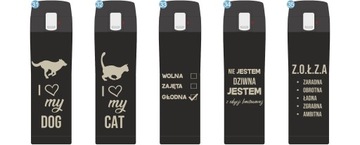 KUBEK TERMICZNY TERMOS NA KAWĘ HERBATĘ DO SAMOCHODU 440 ml PREZENT GRAWER