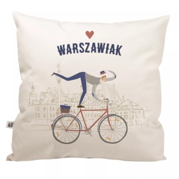 Poduszka na prezent Warszawiak- Spod Lady