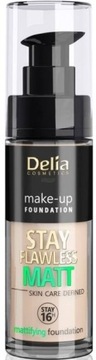 Delia Podkład do twarzy Matujący 403 Wanilia Stay Flawless 30 ml