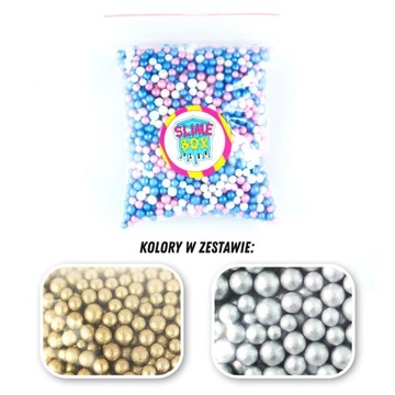 Kulki styropianowe zestaw nr 1 - 2 (złote/s