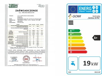 Piec na pellet Tech-Spaw z podajnikiem 19kw
