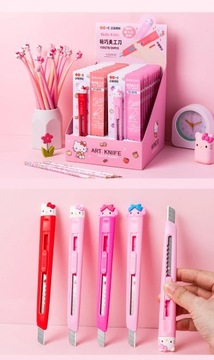 Kawaii Hello Kitty Kuromi Art Cutter Универсальный нож Экспресс-вырезка из бумаги Студент