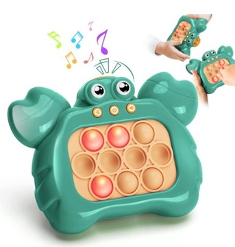 ЭЛЕКТРОННАЯ ИГРУШКА ДЛЯ ДЕТЕЙ POP IT АНТИСТРЕСС НАВЫК КРАБ