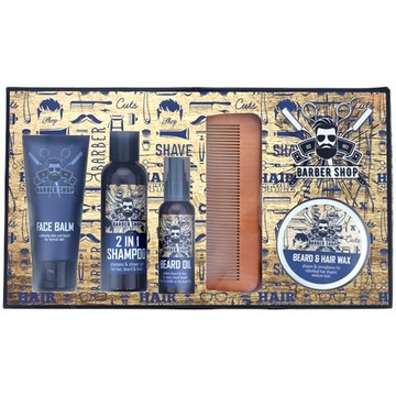 Подарочный набор для ухода за бородой BARBER SHOP