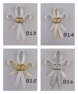 Котильоны для гостей свадьбы, родителей, свадебные банты