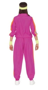 СПОРТИВНЫЙ КОСТЮМ ТОЛСТОВКА 80-Х ГОДОВ РОЗОВЫЙ L