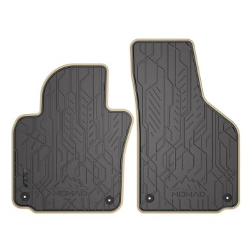 Gumové koberce Nomad Seat Leon II 2005-2012 béžová
