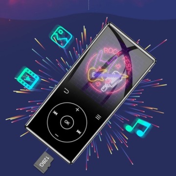 MP3 MP4-плеер 16 ГБ FM-видео Беспроводной Bluetooth 5.0 Hi-Fi