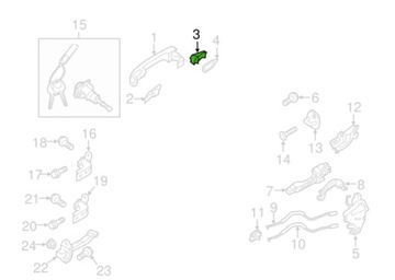 KIA OPTIMA IV KLIKA PŘEDNÍ VNĚJŠÍ LEVÝ