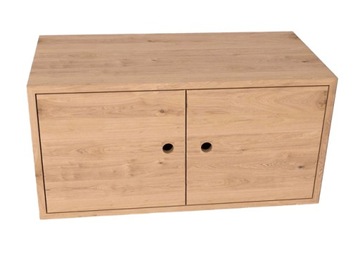 SYSTEM QUBE BRIXTON REGAŁ KOSTRUKCYJNY DREWNIANY 80X40 CM ZAMYKANY POZIOMY