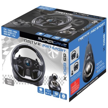 SUPERDRIVE GS850-X KIEROWNICA WYŚCIGOWA XBOX PS4