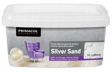 FARBA DEKORACYJNA SILVER SAND 1L LISBONA S6