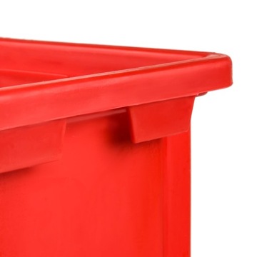 100x Pojemnik Kuweta Organizer Czerwony 170x115x75