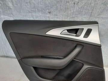 Обивка панели двери задней левой, Audi A6 C7 MATERIA