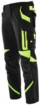 Эластичные рабочие штаны отражает неоновый