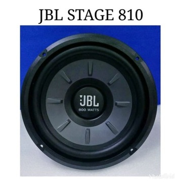 САБВУФЕР JBL STAGE 810 МОЩНОСТЬ 200-800ВТ РАЗМЕР 20см