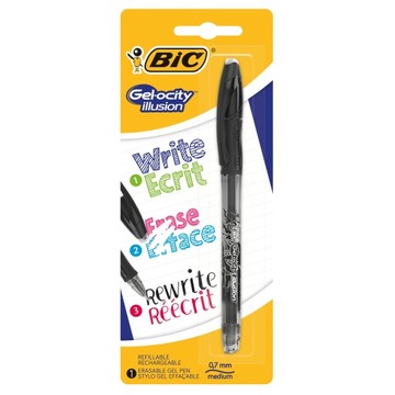 Bic długopis wymazywalny gelocity czarny 1szt